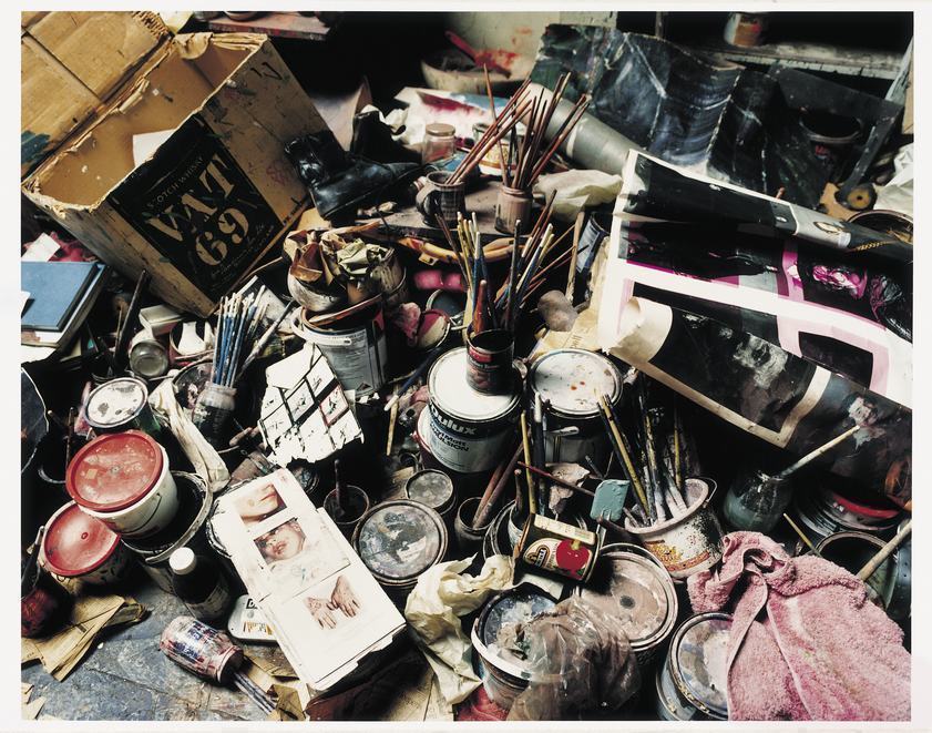 Francis Bacon's 7 Reece Mews studio, London 1998 by Francis Bacon © The Estate of Francis Bacon. All rights reserved, DACS/Artimage 2018. Photo: Perry Ogden Francis Bacon's 7 Reece Mews studio, London 1998