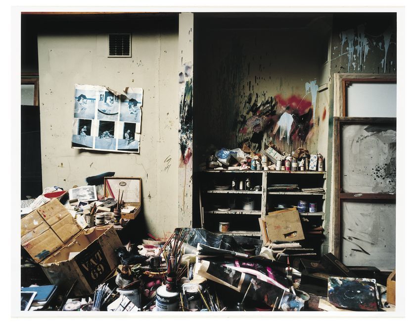 Francis Bacon's 7 Reece Mews studio, London 1998 by Francis Bacon © The Estate of Francis Bacon. All rights reserved, DACS/Artimage 2018. Photo: Perry Ogden Francis Bacon's 7 Reece Mews studio, London 1998
