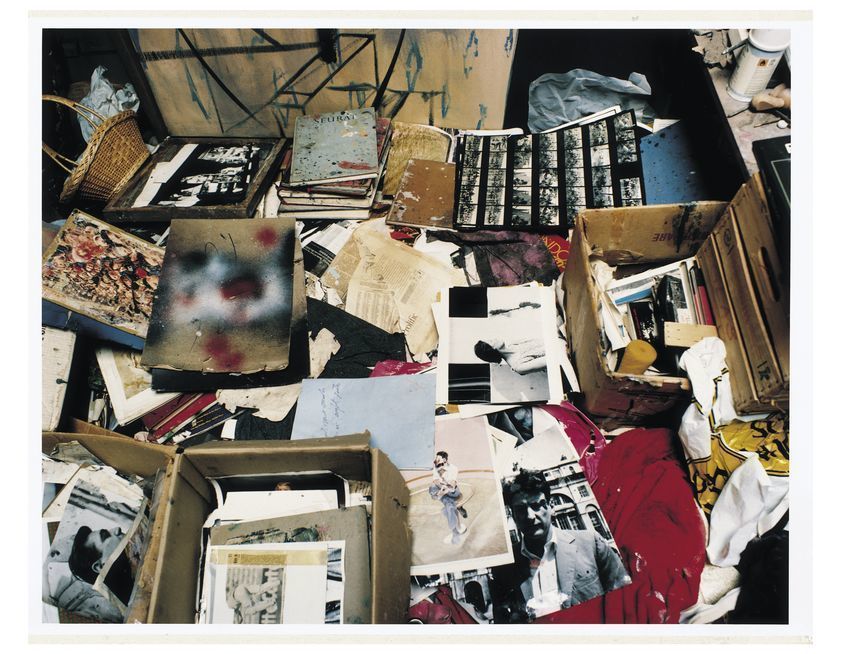 Francis Bacon's 7 Reece Mews studio, London 1998 by Francis Bacon © The Estate of Francis Bacon. All rights reserved, DACS/Artimage 2018. Photo: Perry Ogden Francis Bacon's 7 Reece Mews studio, London 1998
