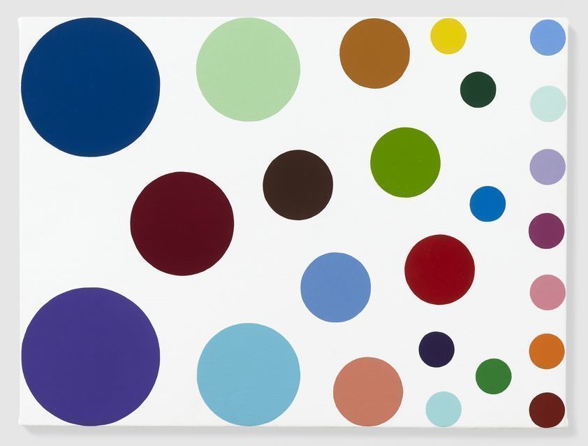 Leukocyte Peroxidase, 2002 by Damien Hirst © Damien Hirst and Science Ltd. All rights reserved, DACS/Artimage 2017. Photo: Prudence Cuming Associates Ltd Leukocyte Peroxidase, 2002