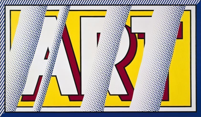 Reflections: Art, 1988 by Roy Lichtenstein © Estate of Roy Lichtenstein/DACS/Artimage 2018 Reflections: Art, 1988