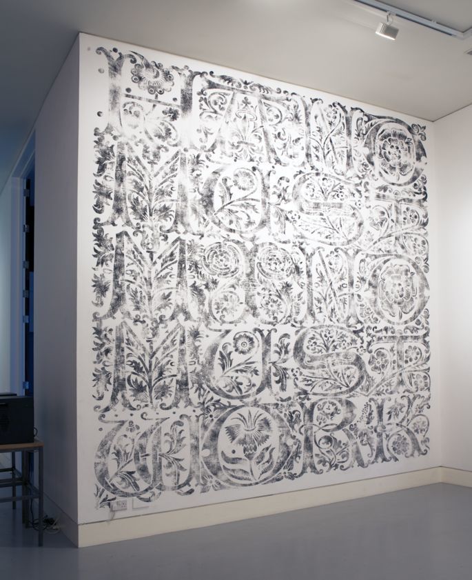 Hand must mind must work, 2014 by Mark Titchner © Mark Titchner. All Rights Reserved, DACS/Artimage 2018. Photo: Lucy Barriball Hand must mind must work, 2014