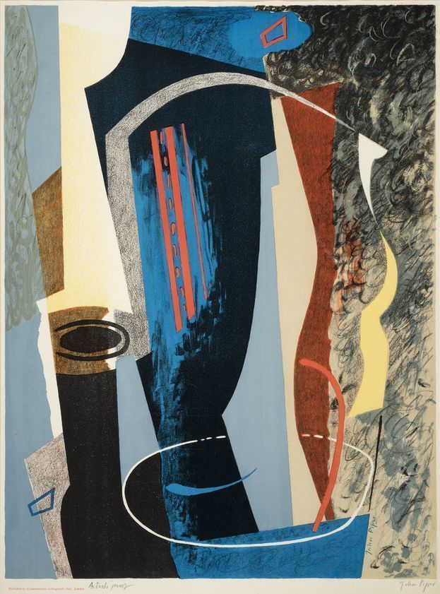 Abstract Composition, 1936 by John Piper © The Piper Estate / DACS/Artimage 2018. Photo: Luke Piper Abstract Composition, 1936