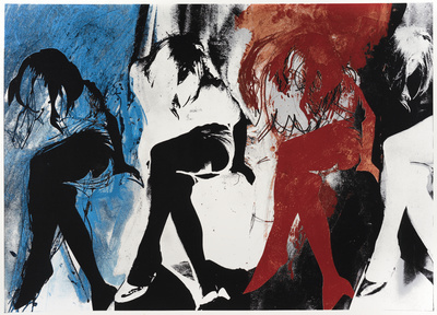 Eye and Camera, Blue and Red, 1972