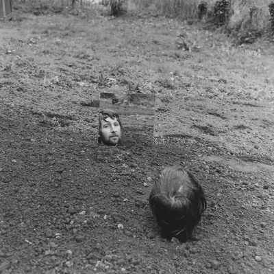 Self-Burial with Mirror, 1969
