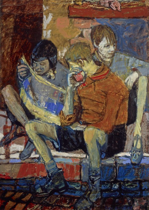 Street Kids, c.1949-1951 by Joan Eardley © Estate of Joan Eardley. All Rights Reserved, DACS/Artimage 2018. Image: © National Galleries of Scotland Street Kids, c.1949-1951
