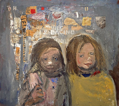 Children and Chalked Wall 3, 1962-63
