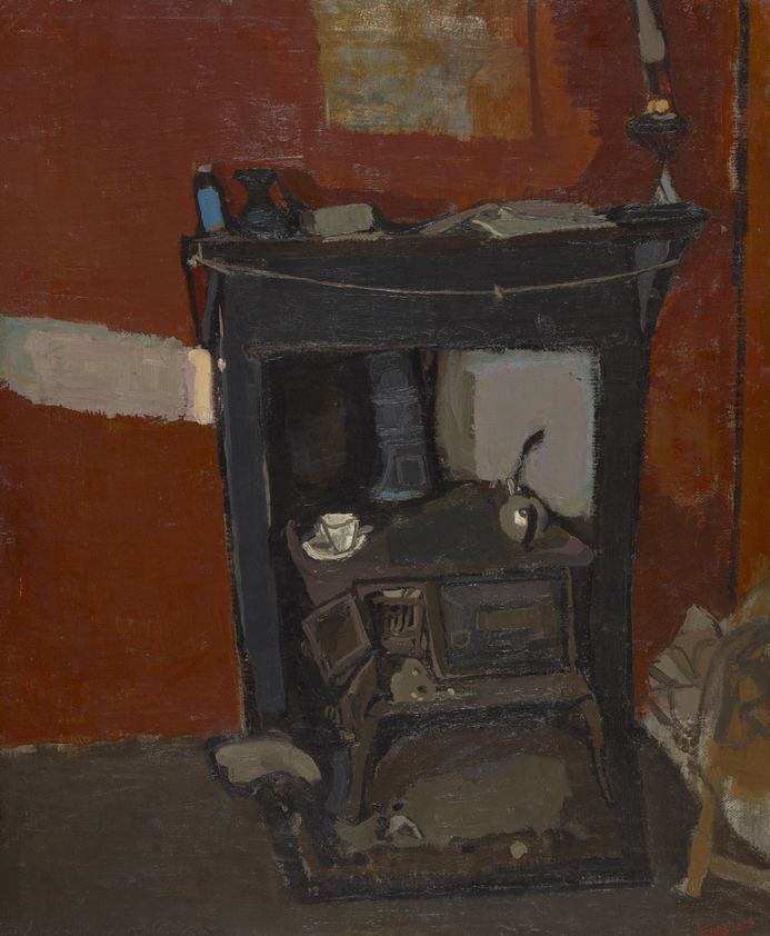 A Stove, c.1955 by Joan Eardley © Estate of Joan Eardley. All Rights Reserved, DACS/Artimage 2018. Image: © National Galleries of Scotland A Stove, c.1955