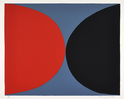 Red and Black on Grey, 1968