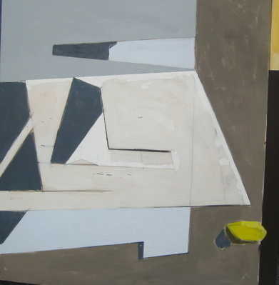Yellow potato, "Kerr's Pink", blue shadow, 2012