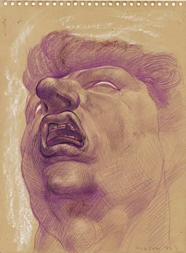 Head of Saint Anthony, 1986 by Peter Howson © Peter Howson. All rights reserved, DACS/Artimage 2018. Image: © National Galleries of Scotland Head of Saint Anthony, 1986