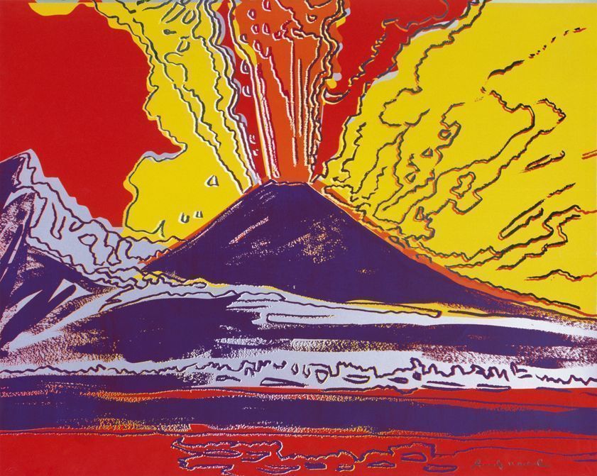 Vesuvius, 1985 by Andy Warhol © The Andy Warhol Foundation for the Visual Arts, Inc. / DACS/Artimage 2018 Vesuvius, 1985