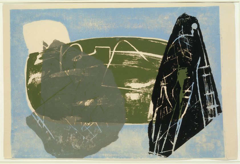 Landscape of Stone Leaves, 1952 by Peter Lanyon © Estate of Peter Lanyon. All Rights Reserved, DACS/Artimage 2018. Image: © British Council Landscape of Stone Leaves, 1952