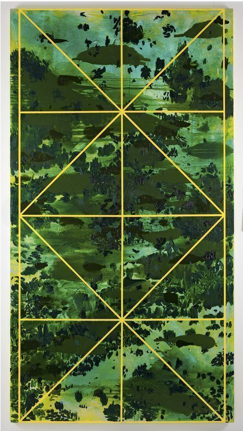 The Hill, 2012 by Hurvin Anderson © Hurvin Anderson. All Rights Reserved, DACS/Artimage 2018. Photo: Richard Ivey The Hill, 2012
