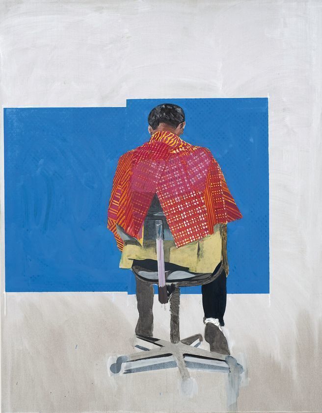 Peter's Sitters 2, 2009 by Hurvin Anderson © Hurvin Anderson. All Rights Reserved, DACS/Artimage 2018 Peter's Sitters 2, 2009