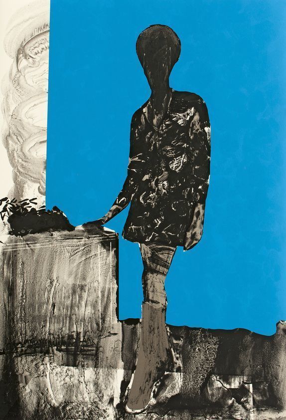 Mrs S Keita - Blue, 2010 by Hurvin Anderson © Hurvin Anderson. All Rights Reserved, DACS/Artimage 2018 Mrs S Keita - Blue, 2010
