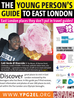 The Young Person's Guide to East London. Front cover, 2012