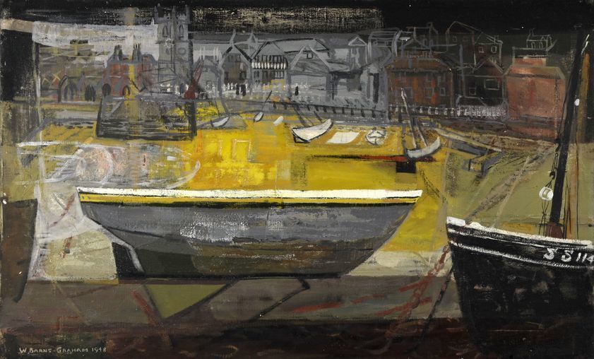 Sleeping Town, 1948 by Wilhelmina Barns-Graham © Wilhelmina Barns-Graham Trust 2018. Photo: Bruce Pert Sleeping Town, 1948