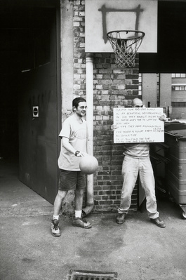 Jake and Dinos Chapman, Studio, Olmar Wharf, Old Kent Road, ...