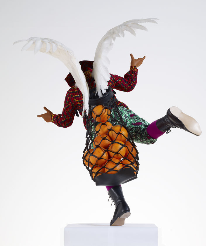 Food Faerie, 2010 by Yinka Shonibare MBE © Yinka Shonibare MBE. All Rights Reserved, DACS/Artimage 2018. Image courtesy Stephen Friedman Gallery, London and Anna Schwartz Gallery, Melbourne. Photo: Stephen White Food Faerie, 2010