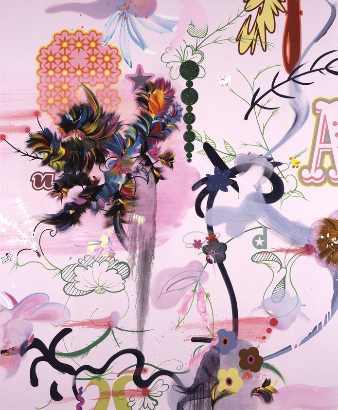 Wonderland, 2004 by Fiona Rae © Fiona Rae. All Rights Reserved, DACS/Artimage 2018. Photo: Antony Makinson and Prudence Cuming Associates Ltd Wonderland, 2004