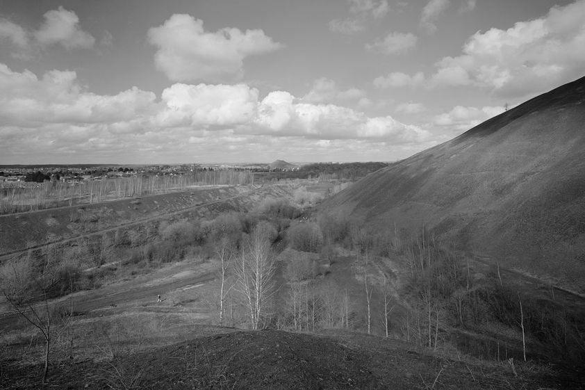 Terril 3 towards Terril 9, Haillicourt, France, 2014 by John Davies © John Davies. All Rights Reserved, DACS/Artimage 2017 Terril 3 towards Terril 9, Haillicourt, France, 2014