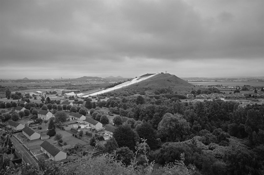 Ski slope Terril, Noeux-les-Mines, France, 2014 by John Davies © John Davies. All Rights Reserved, DACS/Artimage 2018 Ski slope Terril, Noeux-les-Mines, France, 2014