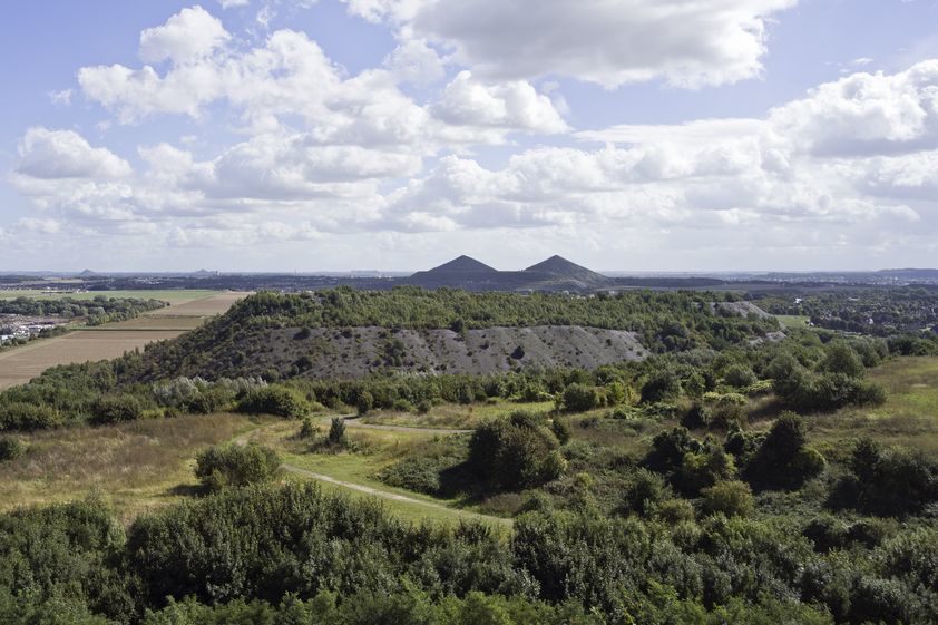 From Terril de Mazingarbe towards Terrils de Loos, France, 2014 by John Davies © John Davies. All Rights Reserved, DACS/Artimage 2017 From Terril de Mazingarbe towards Terrils de Loos, France, 2014
