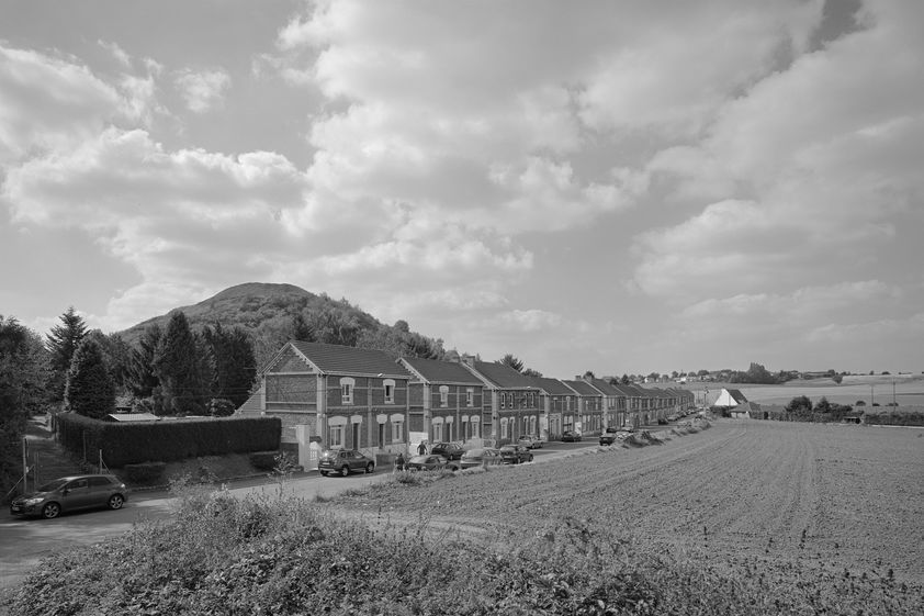 Miner's houses & Terril, Haillicourt, France, 2014 by John Davies © John Davies. All Rights Reserved, DACS/Artimage 2018 Miner's houses & Terril, Haillicourt, France, 2014