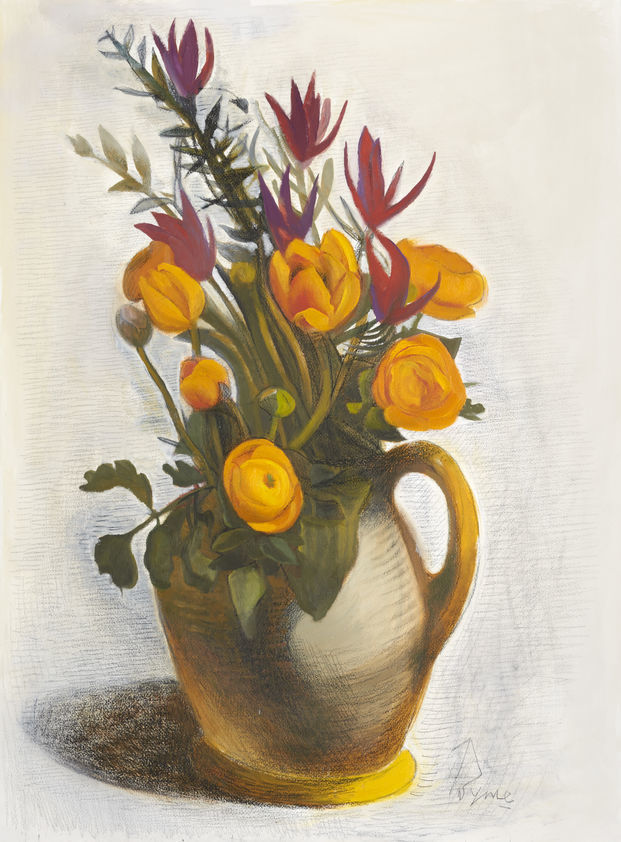 Anniversary Bouquet, 2015 by John Byrne © John Byrne. All Rights Reserved, DACS/Artimage 2018. Image courtesy of The Fine Art Society, Edinburgh Anniversary Bouquet, 2015
