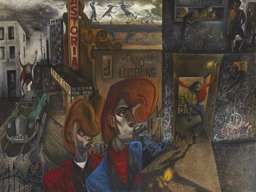 Dead End, 2014 by John Byrne © John Byrne. All Rights Reserved, DACS/Artimage 2018. Image courtesy of The Fine Art Society, Edinburgh Dead End, 2014