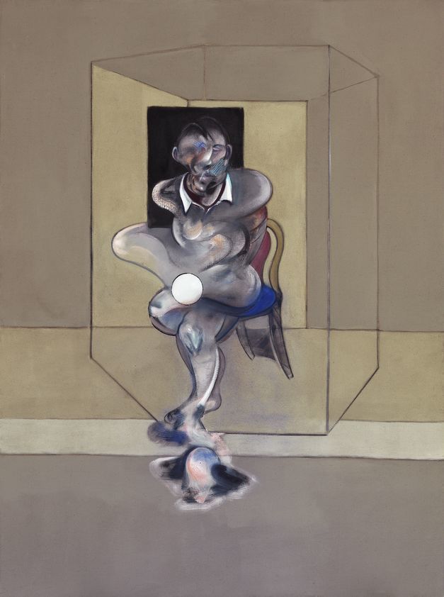 Study for Self-Portrait, 1976 by Francis Bacon © The Estate of Francis Bacon. All rights reserved, DACS/Artimage 2018. Photo: Jenni Carter, Viscopy Study for Self-Portrait, 1976