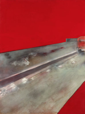 'Street Scene (with Car in Distance)', 1984