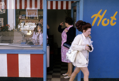 Butlin's holiday camp, Filey, Yorkshire: shop, 1972