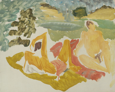Two Sunbathers, Sizewell, c.1934