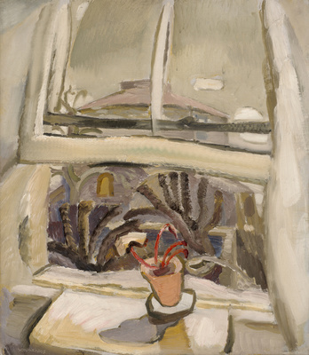 Window View with Cyclamen, c.1929