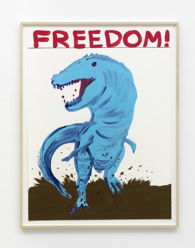 Untitled (Freedom), 2013 by David Shrigley © David Shrigley. All Rights Reserved, DACS/Artimage 2018 Untitled (Freedom), 2013