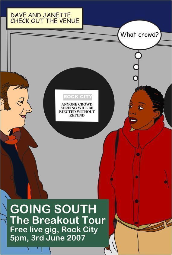 Going South The Breakout Tour, 2007 by Janette Parris © Janette Parris. All Rights Reserved, DACS/Artimage 2018 Going South The Breakout Tour, 2007