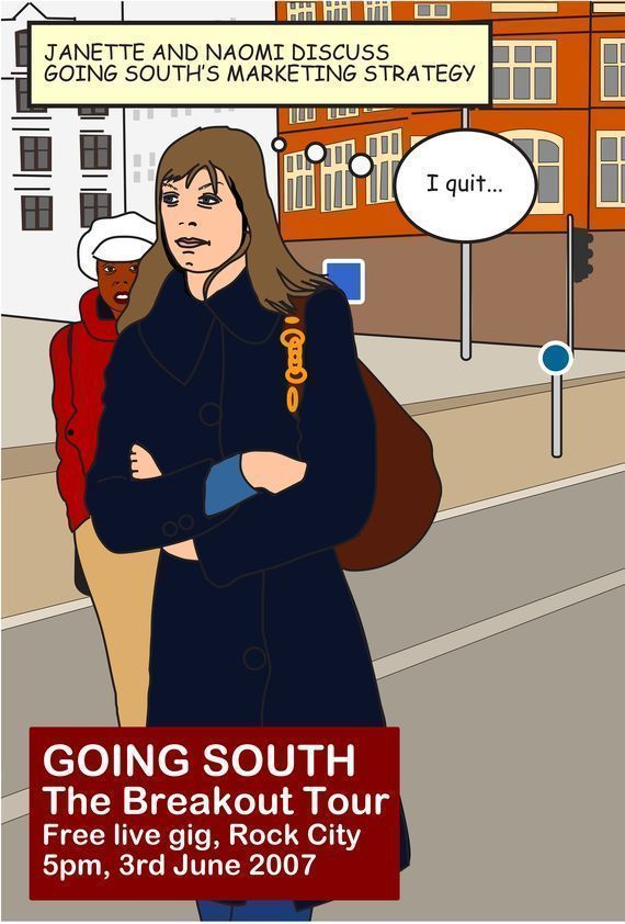 Going South The Breakout Tour, 2007 by Janette Parris © Janette Parris. All Rights Reserved, DACS/Artimage 2018 Going South The Breakout Tour, 2007