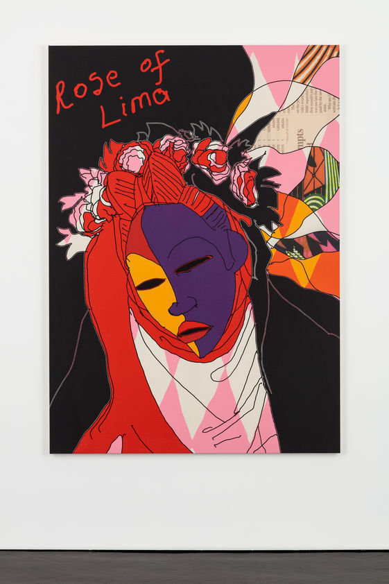 Rose of Lima, 2016 by Yinka Shonibare MBE © Yinka Shonibare MBE. All Rights Reserved, DACS/Artimage 2018. Image courtesy Stephen Friedman Gallery. Photo: Mark Blower Rose of Lima, 2016
