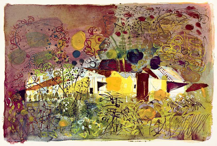 Floriac, 1968 by John Piper © The Piper Estate / DACS/Artimage 2018. Photo: Luke Piper Floriac, 1968