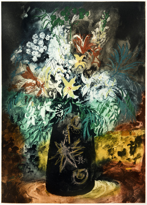 Flowers in a Black Pot, 1988