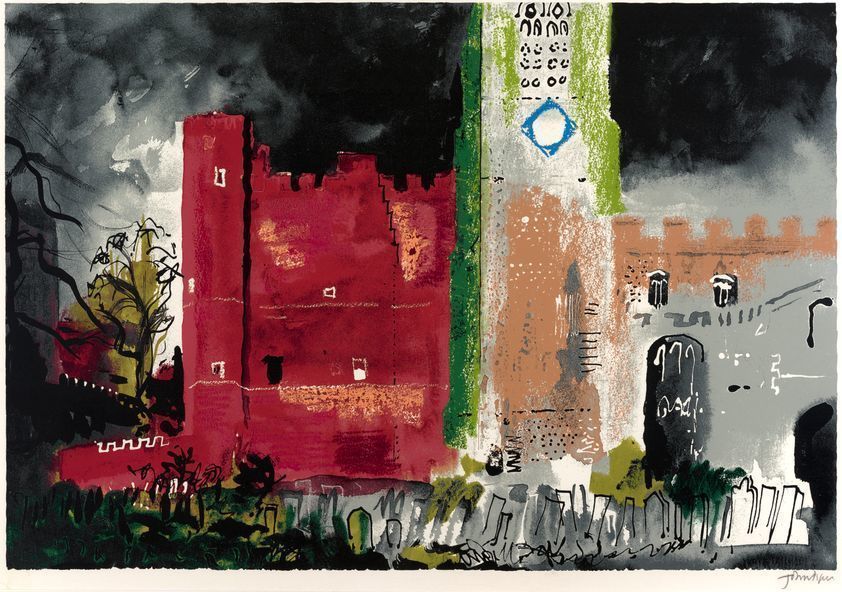 Buckden in a Storm, 1977 by John Piper © The Piper Estate / DACS/Artimage 2018. Photo: Luke Piper Buckden in a Storm, 1977