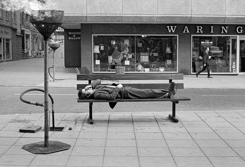 Reportage from the Free Photographic Omnibus: The afternoon of gas-conversion Sunday, Newcastle upon Tyne, 1974 by Daniel Meadows © Daniel Meadows. All Rights Reserved, DACS/Artimage 2018 Reportage from the Free Photographic Omnibus: The afternoon of gas-conversion Sunday, Newcastle upon Tyne, 1974