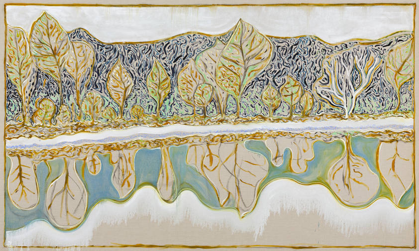 the white tree, 2014 by Billy Childish © Billy Childish. All Rights Reserved, DACS/Artimage 2018. Photo: Rikard Osterlund the white tree, 2014