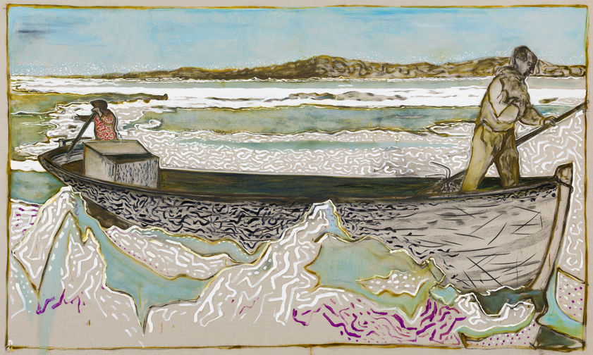 west st. modeste, pinware bay, 2014 by Billy Childish © Billy Childish. All Rights Reserved, DACS/Artimage 2018. Photo: Rikard Osterlund west st. modeste, pinware bay, 2014