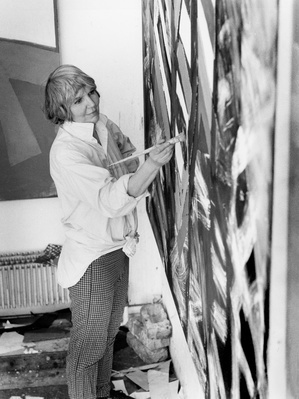 Sandra Blow, studio, London, 1994