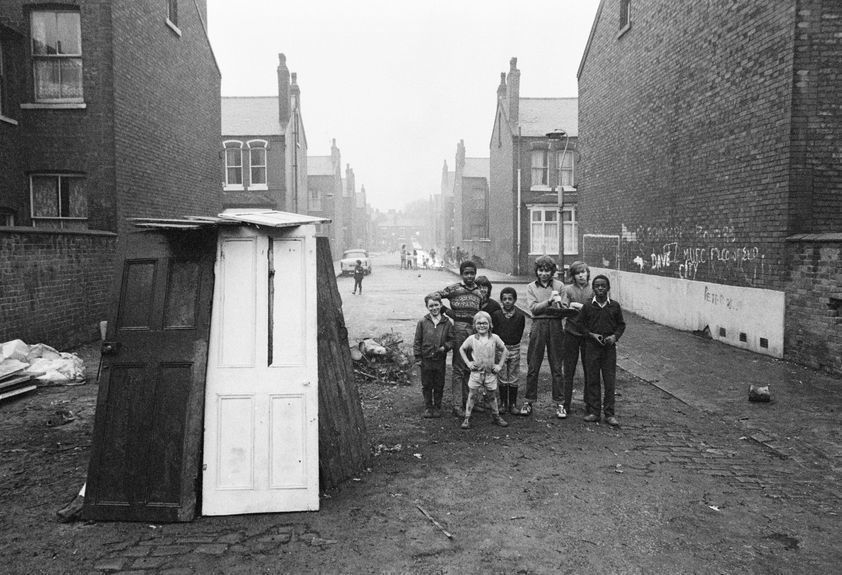 North of England: Bonfire night, Moss Side, Manchester, 1972 by Daniel Meadows © Daniel Meadows. All Rights Reserved, DACS/Artimage 2018 North of England: Bonfire night, Moss Side, Manchester, 1972