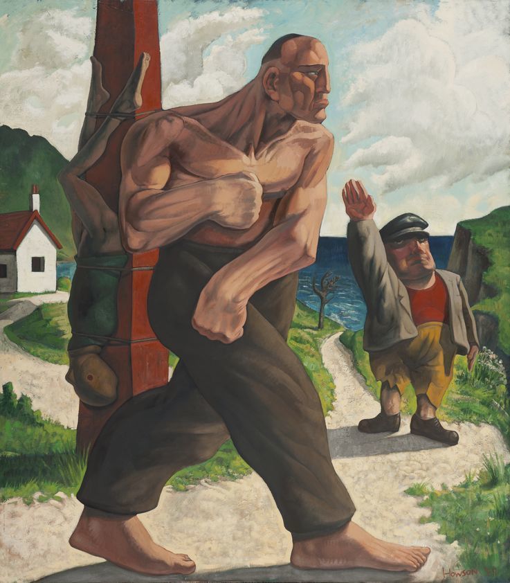 The Sublime and the Ridiculous, 1989 by Peter Howson © Peter Howson. All rights reserved, DACS/Artimage 2018. Image courtesy Flowers Gallery The Sublime and the Ridiculous, 1989