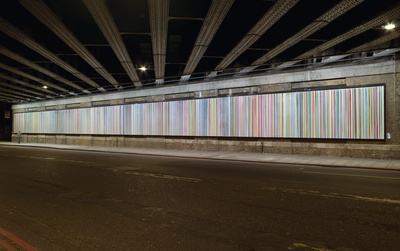 Poured Lines: Southwark Street, 2006
